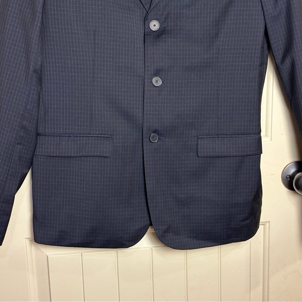 NWT The Kooples Men's Wool Navy Slim Fit Unlined Suit Jacket Blazer 46 $580 - Picture 4 of 16